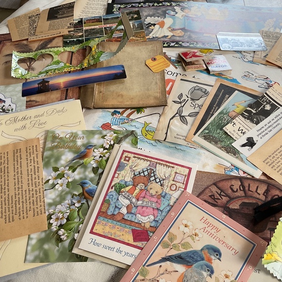 Huge Vintage Ephemera Paper Pack - 75+ Junk Journal, Fodder, Collage Crafting - Picture 13 of 14